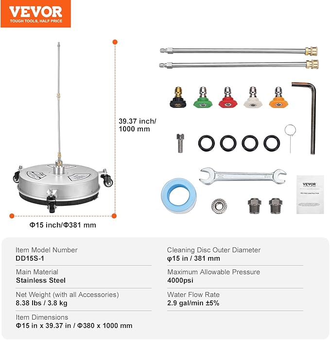 Pressure Washer Surface Cleaner